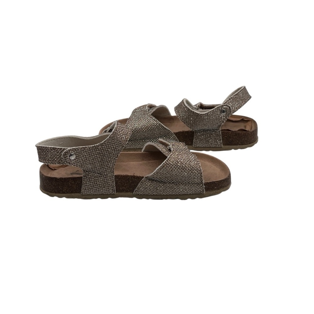 Corkys Gold Glitter Swing Cork Sandals size 1 Girl’s